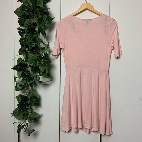Pink Wrap Dress - Picture 9 of 14